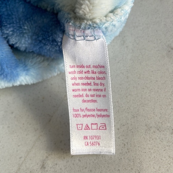 Justice Tie Dye Fleece Pullover Kids Sweatshirt; 100% polyester - Picture 8 of 8